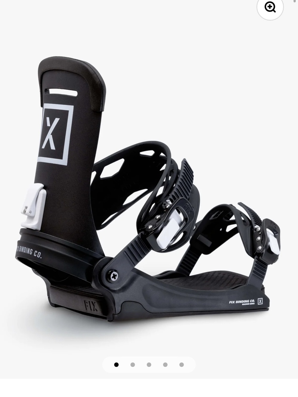 Snowboard binding FIx binding .co Magnum Icon noir